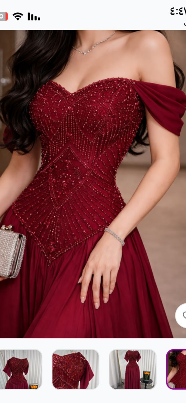 فستان سهرة