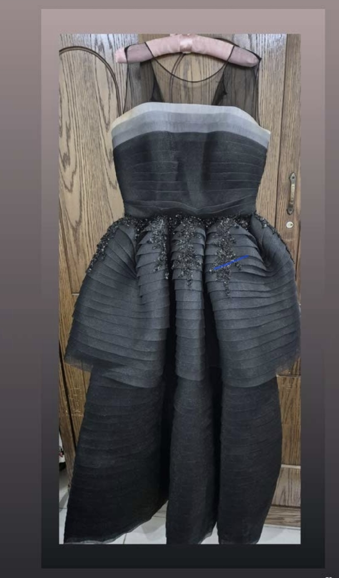 Schwarze Abendkleid