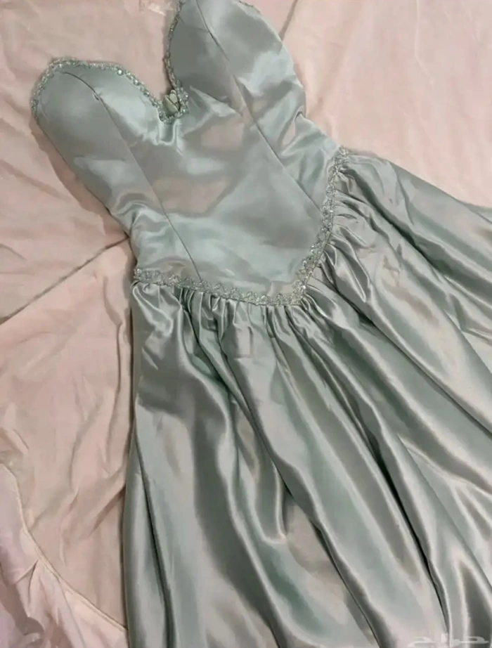 Vestido de noche verde