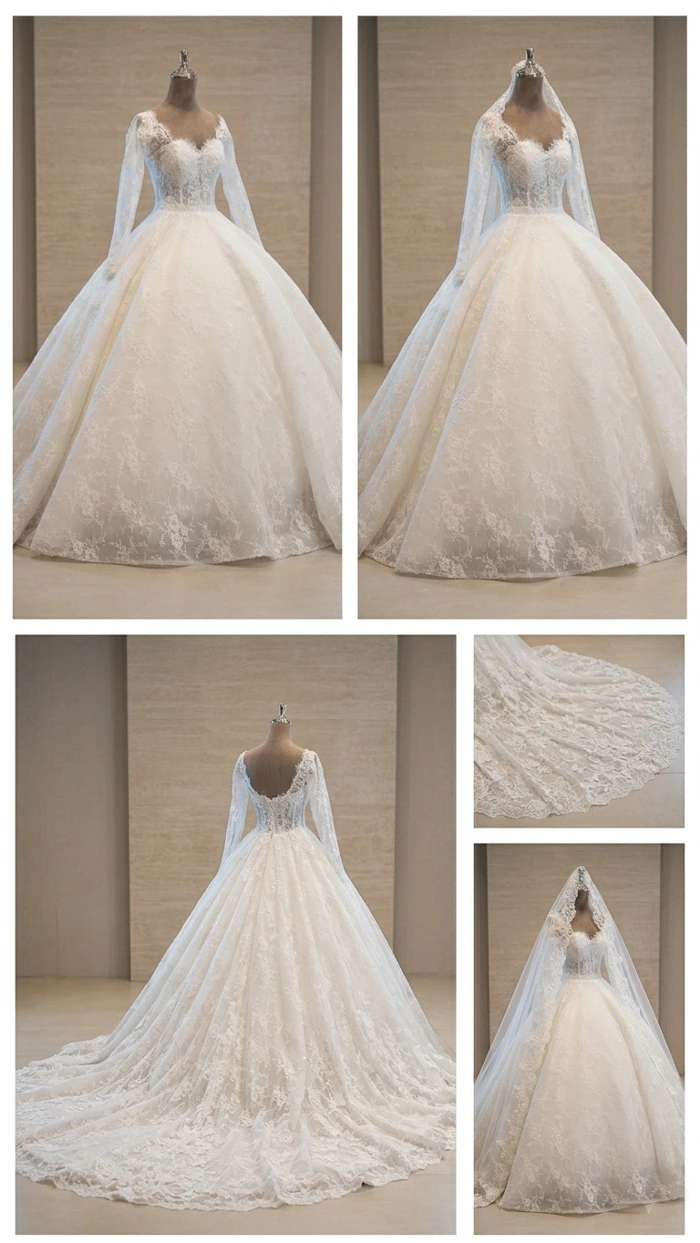 Weißes Abendkleid