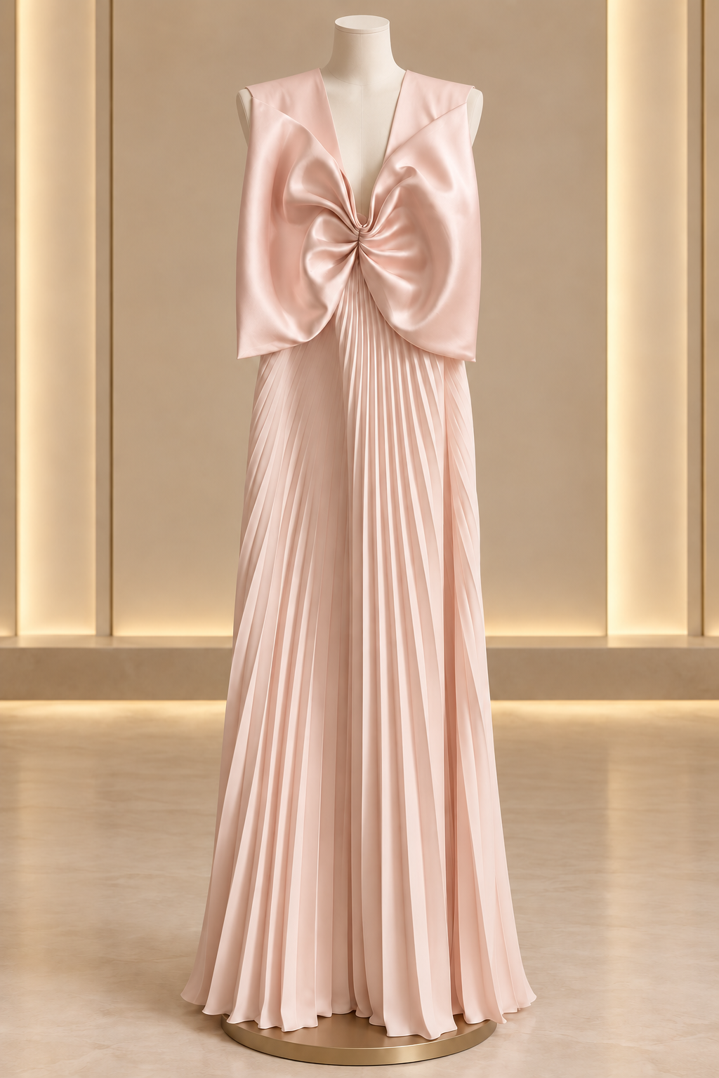 Pink wedding dress