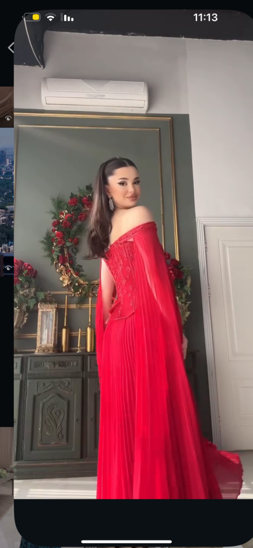 فستان  سهرة - L، احمر، بغداد زيونة، العراق - صورة 2