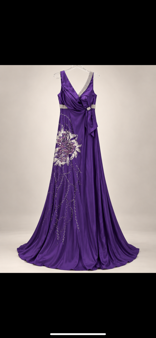 Night Out Dress - L, Purple, المدينة - image 1