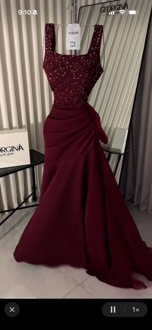 Night Out Dress - S, Red, جده ومكه