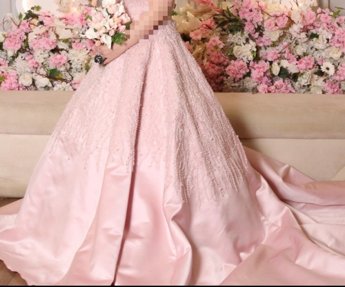 Wedding Dress - L, Pink, جدة /مكة, Saudi Arabia - image 1