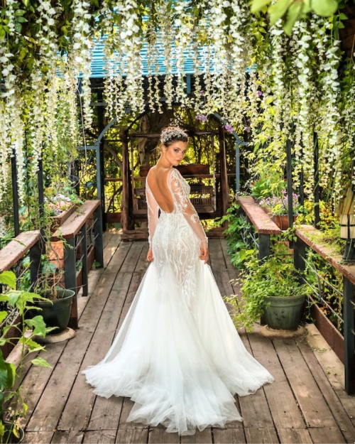 Wedding Dress - L, White