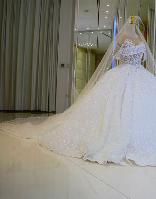 Wedding Dress - M, White, qatar, Qatar - image 2