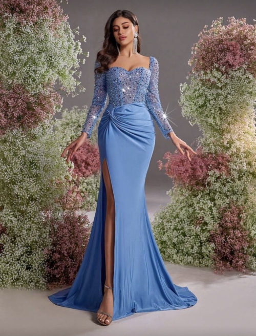 Night Out Dress - S, Blue, دبي, United Arab Emirates - image 2