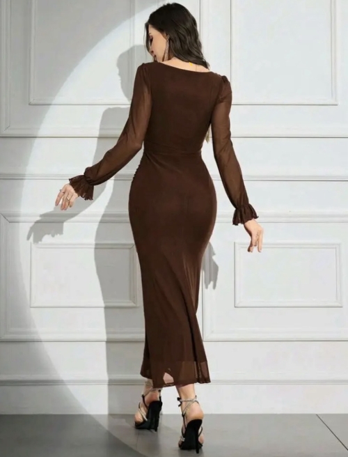 Night Out Dress - S, Brown, العراق / بغداد  - image 2