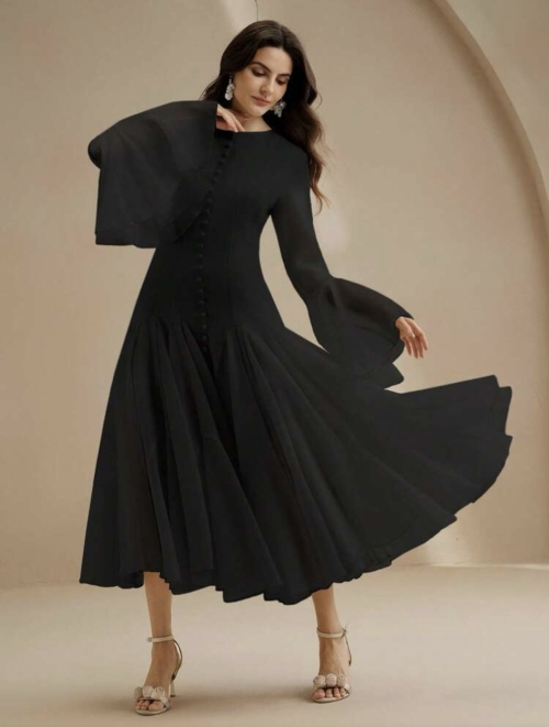 فستان فساتين ضيقة - M، اسود، محافظه الدوادمي ، المملكة العربية السعودية - صورة 8