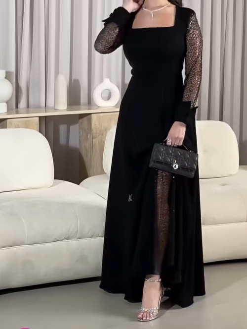 فستان  سهرة - L، اسود، العراق البصرة - صورة 2