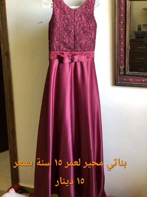 فستان  سهرة - M، ذهبي، السلط، الأردن - صورة 9