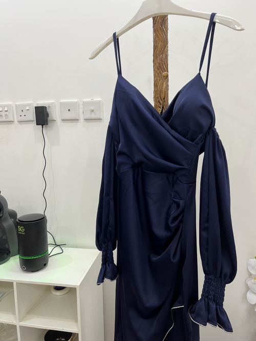 Tight Dress - XS, Navy Blue, الشرقيه, Saudi Arabia