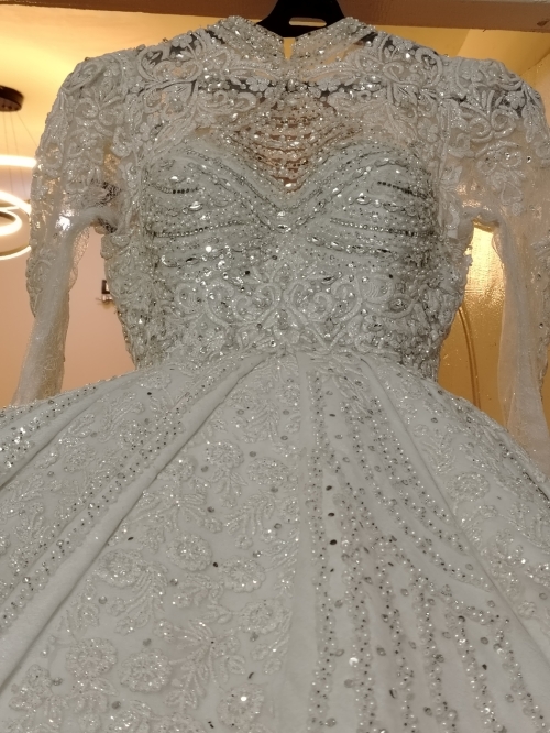 Wedding Dress - 4XL, White, القاهره المرج الجديده , Egypt - image 2