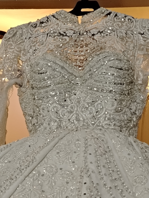 Wedding Dress - 4XL, White, القاهره المرج الجديده , Egypt - image 1