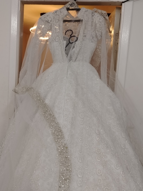 Wedding Dress - 4XL, White, القاهره المرج الجديده , Egypt - image 4