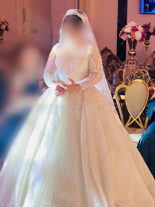 Wedding Dress - L, White, بغداد, Iraq - image 1