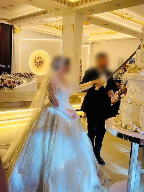 Wedding Dress - L, White, بغداد, Iraq - image 3