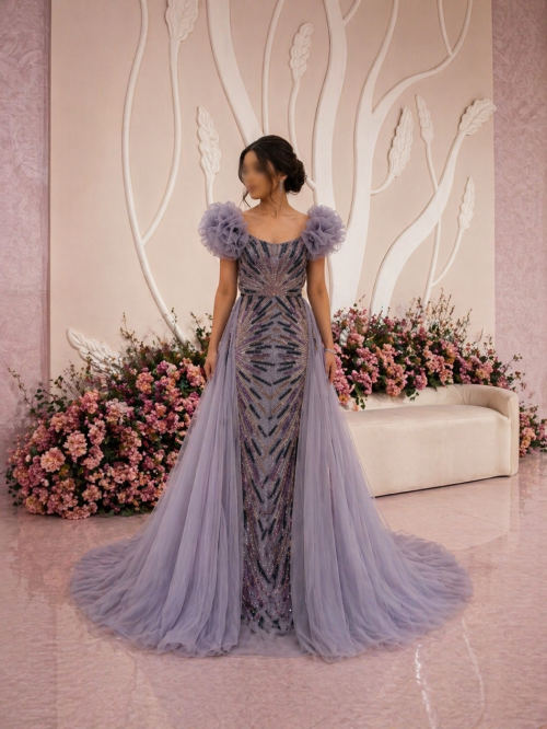 Night Out Dress - L, Purple, الطائف - image 3