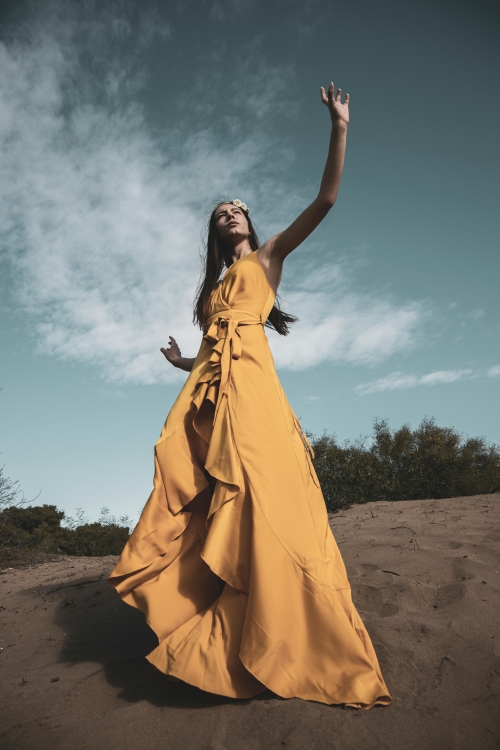 Long Dress - Yellow