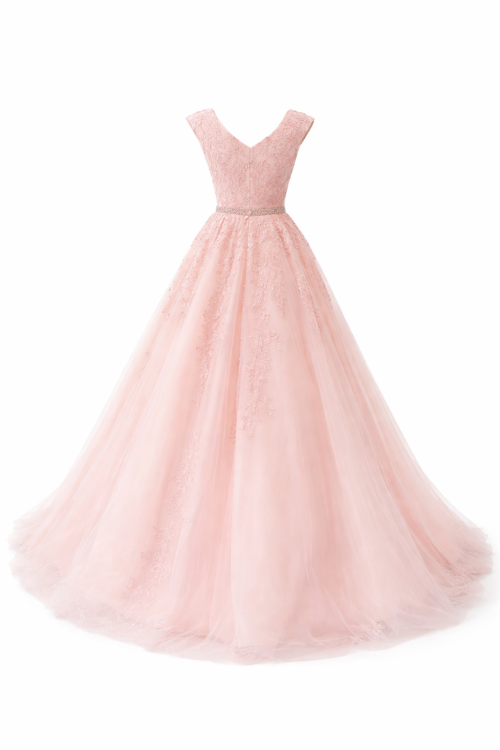 Wedding Dress - L, Pink, jeddah, Saudi Arabia - image 2