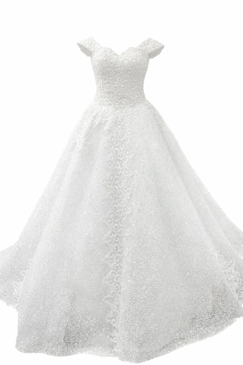 Wedding Dress - L, White, Jeddah, Saudi Arabia - image 2