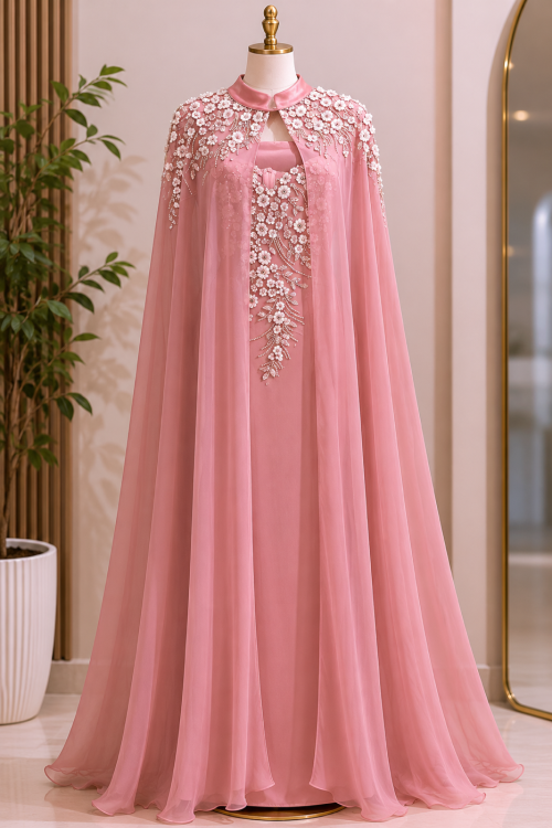 Night Out Dress - M, Pink, جده