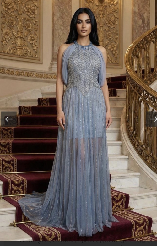 Night Out Dress - L, Blue, الشرقيه - image 3
