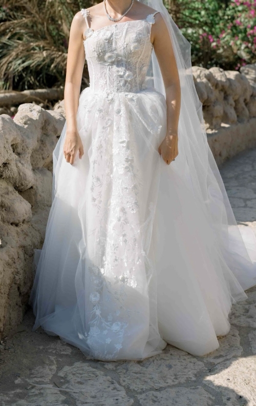 Wedding Dress - S, White, cairo, Egypt - image 1