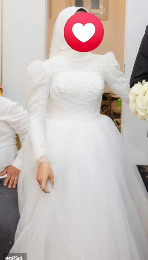 Wedding Dress - 2XS, White, الدقهلية- المنصورة - image 3