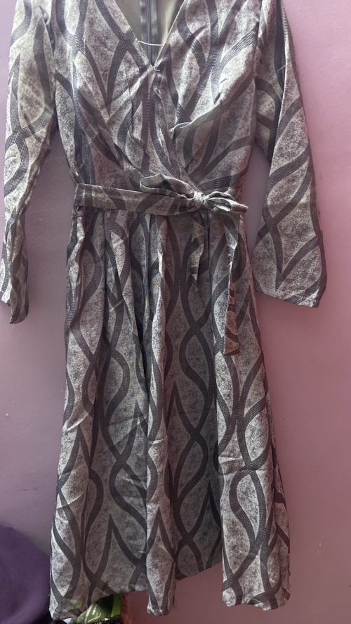 Long-Sleeve Dress - S, Silver, مكه المكرمه, Saudi Arabia - image 1