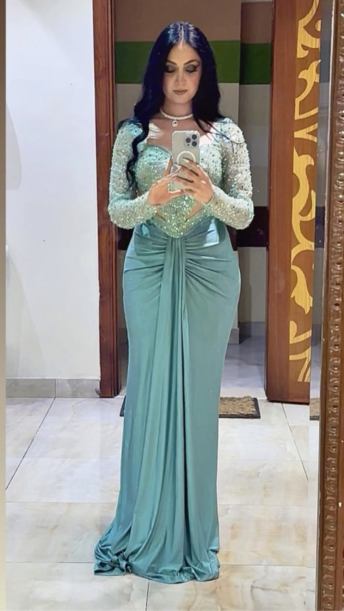 Night Out Dress - S, Green, dubai, United Arab Emirates - image 1