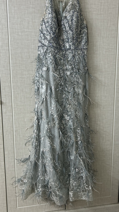 Night Out Dress - L, Gray, الرياض - image 1