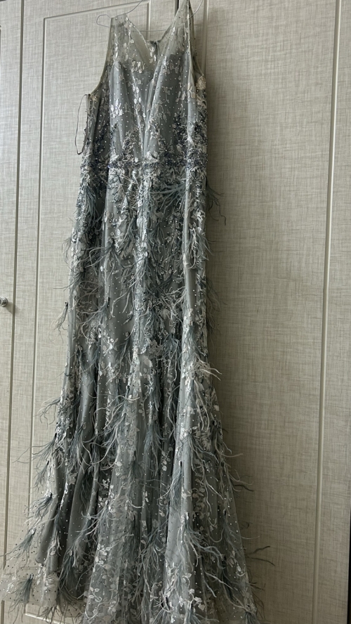 Night Out Dress - L, Gray, الرياض - image 2