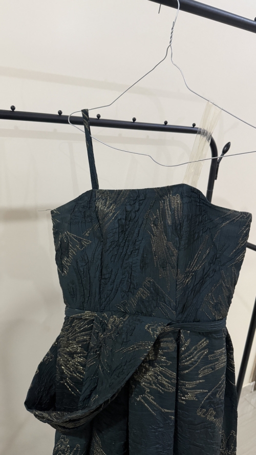 Night Out Dress - L, Green, حائل - image 1
