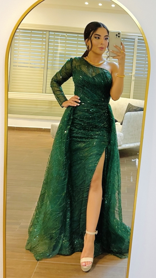 Night Out Dress - S, Green, Israel