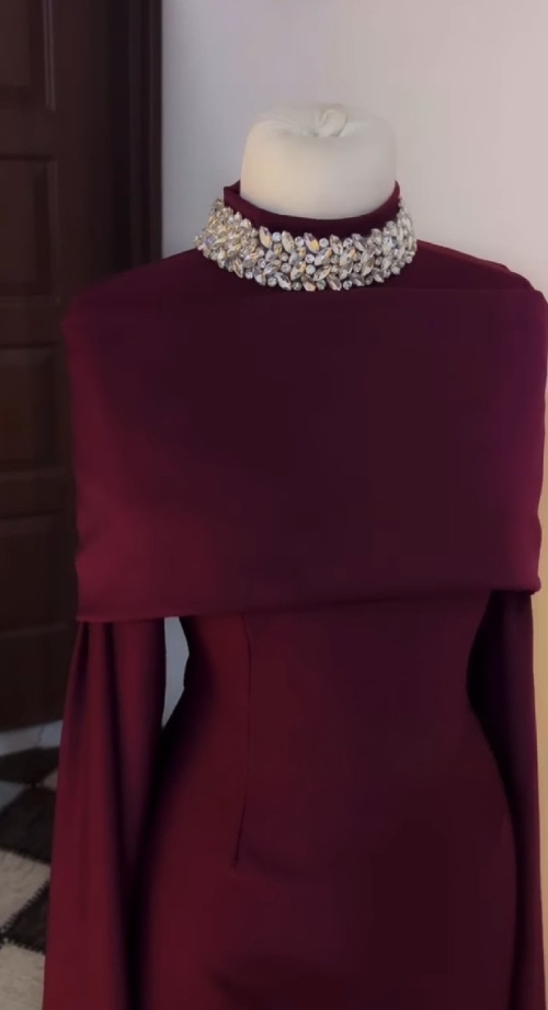 فستان  سهرة - احمر، موصل  - صورة 1