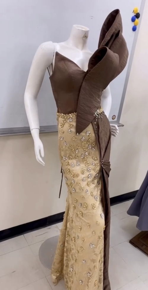 Night Out Dress - S, Brown, الرياض  - image 2